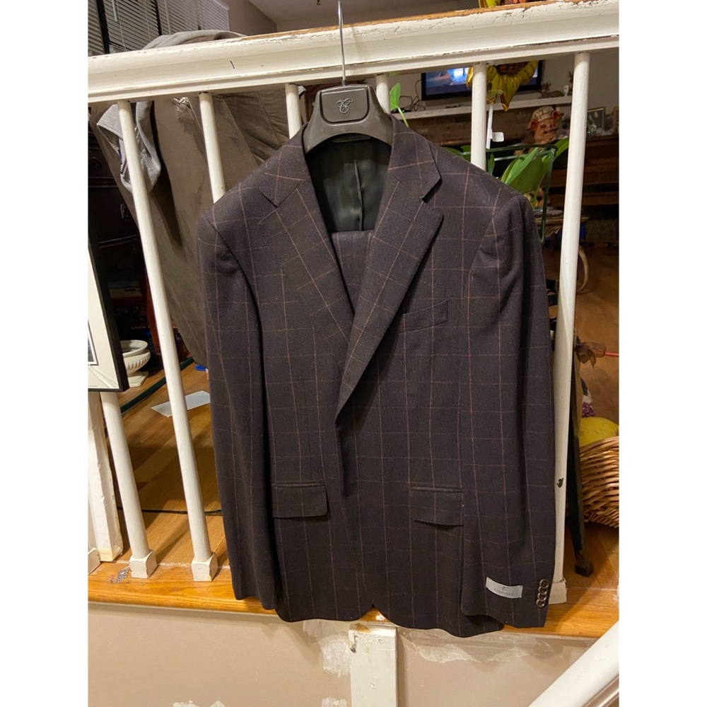 Canali Brown wool suit
